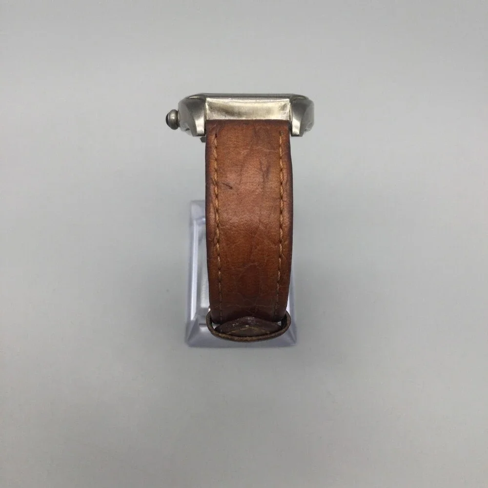 Activa Swiss Womens Watch 33mm MOP Dial Brown Leather Band 30M New Battery